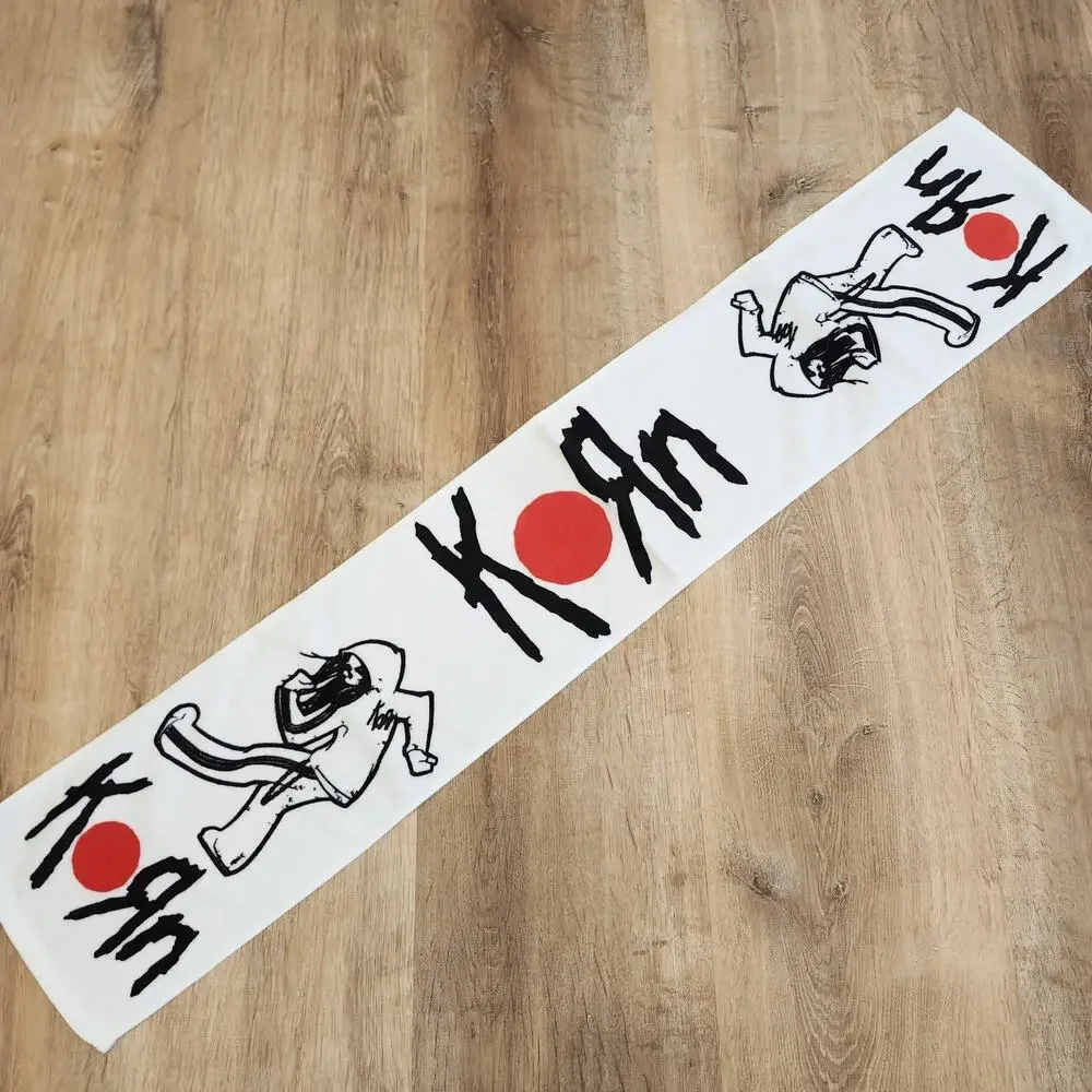 NOS Korn OzzFest Japan 2015 Muffler Towel Rare HTF Authentic Merch Nu Metal Band